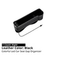 Seat Gap Organizer with 30W Dual USB Charging & LED Light
