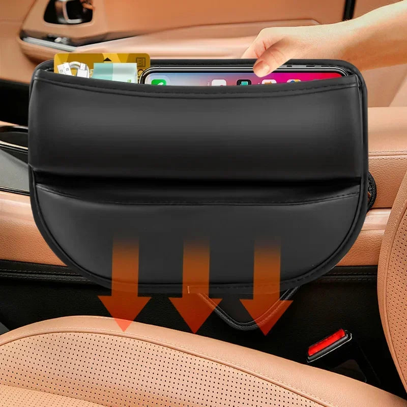 PU Leather Seat Gap Pocket Organizer