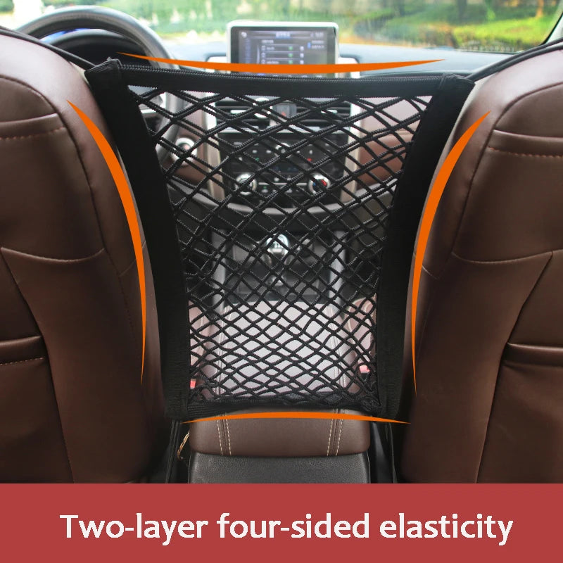 Between-Seat Storage Net & Pet Divider
