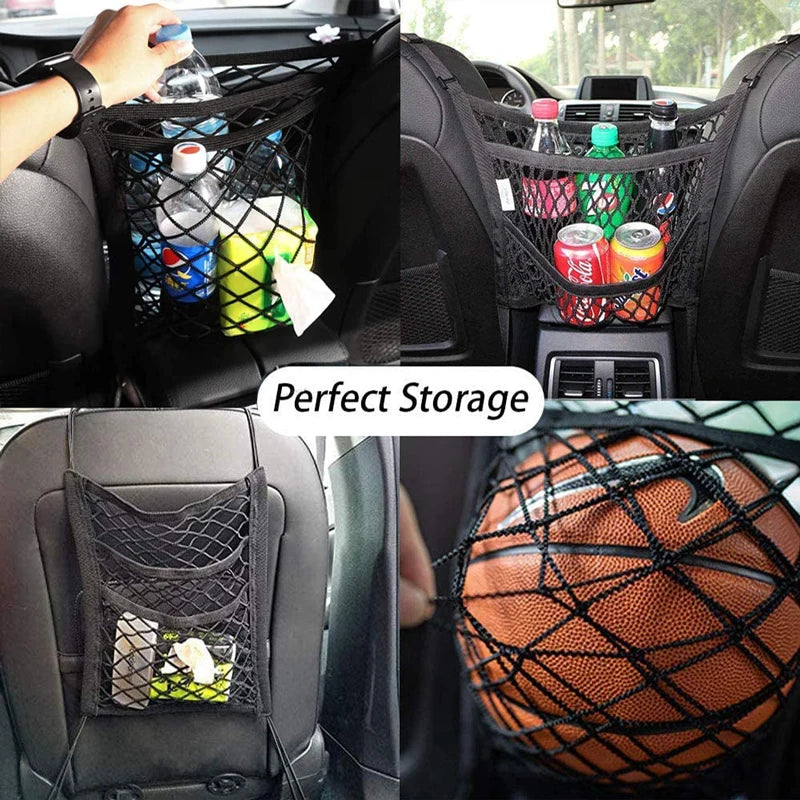 Between-Seat Storage Net & Pet Divider