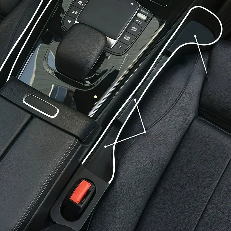 Seat Gap Organizer with Cup & Phone Holder, 2-Pack