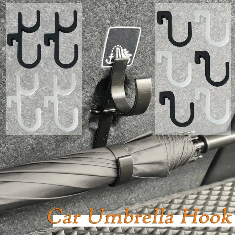 Car Trunk Umbrella & Towel Hooks