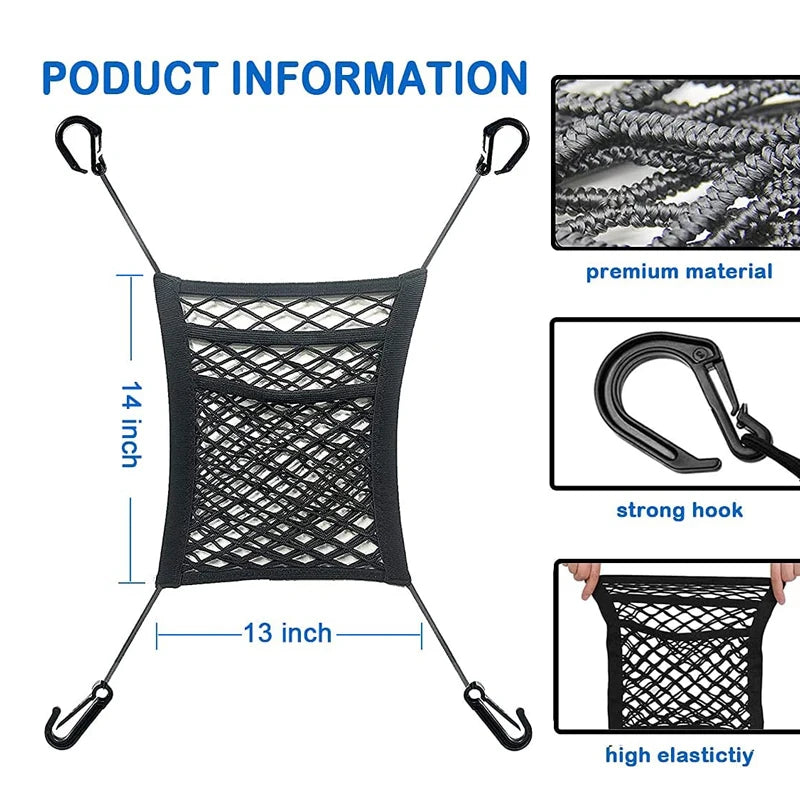Between-Seat Storage Net & Pet Divider