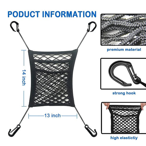 Between-Seat Storage Net & Pet Divider